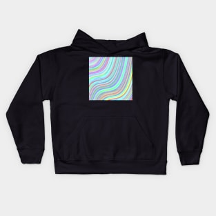 Colorful Swirl Graphic Print Happy Inspirational Design Home Decor, Vacation Beach Wear & Gifts Kids Hoodie